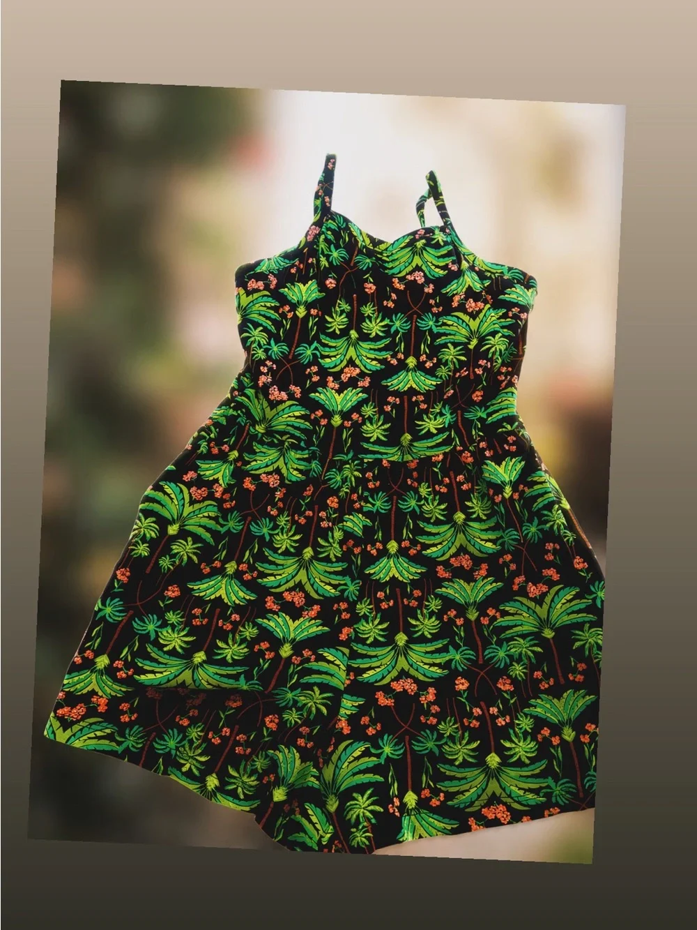 2 Rompers 100% Cotton | Old Navy Girls' | Black Speckle & Green Tropical